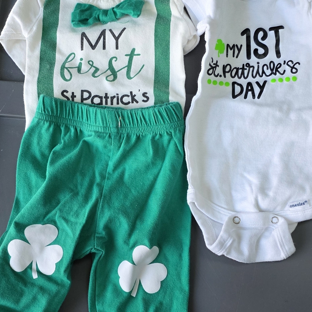 St. Patrick's Day Baby Outfit Set